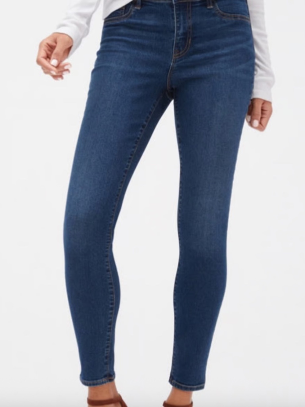 GAP High Rise Favorite Jegging Women's 14/32 X-Long Dark Wash Slim Jeans
